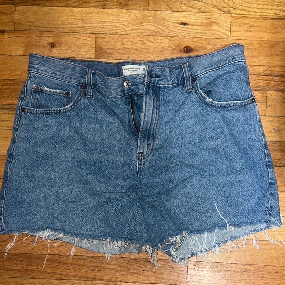 Abercrombie & Fitch Blue Jean Shorts